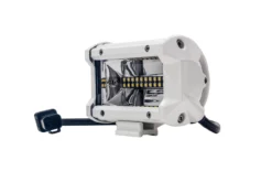 T4 Series White 5" OZ-USA® Triple Row LED Light Bar Wide Angle Flood Beam Driving Fog Lights With Wiring Harness And Switch For Off Road SUV ATV Truck Boat Marine Vessels Agriculture And Heavy Equipment Vehicle. (1 Pair) -Oz 7 18207.1491574634