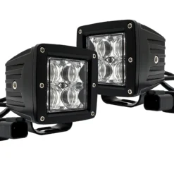 4D Series OZ-USA® 3" Pod High Intensity LED Ditch Lights Spot Beam Pattern With Plug And Play Wire Harness Offroad -Oz 7 58335.1623535948