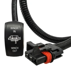 Wireless Winch Remote Wire Harness Kit With Power Bus Bar Plug Compatible With Polaris RZR Pro Ranger Crew XP 2018-2023 -Oz 7 89844.1676507539
