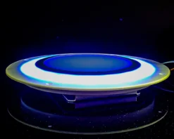 8.5" Round 26w White LED Interior Scene Dome Recessed Light Frosted Lens With Color Changing Red + Blue Ambient Night Light Non-Switch 12V -Oz 8 18621.1578612059