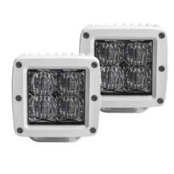 4D Series OZ-USA® 3" Marine Grade White Pod High Intensity LED Dock Lights Flood Beam Pattern Plug And Play Wire Harness Marine Boat RV -Oz 8 37165.1625960810