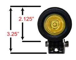Amber Mini Trail Lights LED CREE Spot Motorcycle Offroad Dual Sport Enduro Fog -Oz 8 53404.1614040931