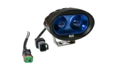 FR Series Blue LED Spot Beam High Output Oval Forklift Light Warehouse Safety Warning Lamp Spot Offroad Race Semi Truck Trailer Industrial Heavy Equipment Vehicle 12V 24V 48V -Oz 8 73508.1515037250