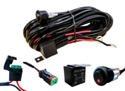 DL-Series 52" Amber White Dual Color Changing LED Light Bar Harness Anti-theft Security Bolt Flashing Emergency Driving Fog Spot Light Offroad Semi Truck Trailer Marine Agricultural And Heavy Equipment 12 - 32 Volts -Oz 9 16191.1528313901