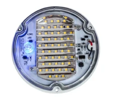 5" Round Red White Blue LED Color Changing Dimmable Dome Light Touch Sensor Switch Lighting Fixture Interior Exterior Marine RV Truck Boat Wheelhouse Trailer 12v 24v -Oz 9 59193.1623712038