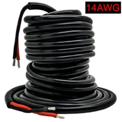 AWG 14/2 30 Ft 2 Conductor Marine Grade Wiring 12v 24v Cable For Car Truck Marine Boat Light Led Bar Electrical Wiring Industrial Auxiliary Extension Applications