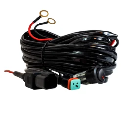 OZ Single Deutsch Plug Wire Harness Wiring Kit For LED HID Light Bars Accessory Lights Off-road -Oz A 00202.1661032914