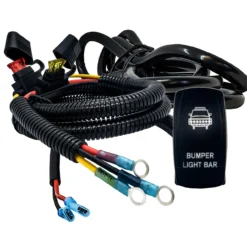 10 Ft. Power Busbar Distribution Block Wire Harness Kit With On/Off Rocker Switch For Bumper Lightbar Compatible With 2018-2023 Can-Am Maverick X3 Max RS Turbo RR Sport Trail Defender -Oz A 02985.1678408321