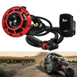 5" Hella Horn Power Bus Bar Plug Wiring Harness Kit Compatible With Polaris Pulse Power Bus Bar RZR Pro Ranger Crew XP 2018-2023 -Oz A 17862.1674256407