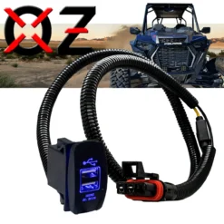 Power Bus Bar Plug Wire Kit With Dual USB Port Compatible With Polaris RZR Pro Ranger Crew XP 2018-2023 -Oz A 46162.1675297891