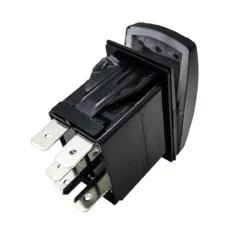 HORN On/Off Momentary Rocker Switch 5-Pin Laser Etch Blue LED For UTV Polaris RZR XP Can-Am Truck RV -Oz A 69188.1642468150