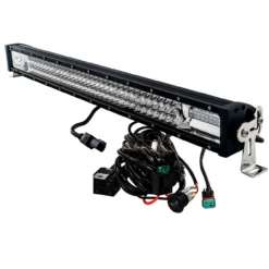 T-Series 30" OZ-USA® Triple Row LED Light Bar Combo Beam (Flood+Spot) With Wire Harness Kit For Offroad 4x4 Truck SUV ATV Marine Fishing Vessels Semi Trailer Tractor Heavy Equipment Vehicles