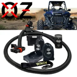 Wireless Winch Remote Wire Harness Kit With Power Bus Bar Plug Compatible With Polaris RZR Pro Ranger Crew XP 2018-2023 -Oz A 96023.1676596131