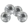 Set Of 4 Blinker Clear Lens Harley Touring Pancake Road King Glide Electra Turn Signal FL
