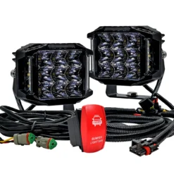 120W Bumper Lights Side Emitting LED 180° Beam Pattern With Pulse Power Busbar Wire Red Rocker Switch For Polaris XPEDITION RZR Turbo Pro Crew Ranger XP 2018-2024 15 120W Bumper Lights Side Emitting LED 180° Beam Pattern With Pulse Power Busbar Wire Red Rocker Switch For Polaris XPEDITION RZR Turbo Pro Crew Ranger XP 2018-2024 -Oz BLB 1 84890.1701558063