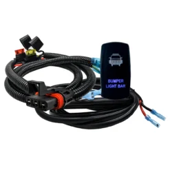 10ft. Power Bus Bar Plug Wire Harness Kit For Bumper Light Bar Compatible With Pulse Power Busbar Polaris RZR Pro Ranger Crew XP 2018-2023 -Oz BLB 5 37395.1674861721