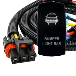 Pulse Power Bus Bar Plug & Play Wire Harness With On/Off Rocker Switch For Bumper Light Bar Compatible With 2024 Polaris XPEDITION XP ADV Ultimate Northstar Premium -Oz BLB 7 26360.1699121650