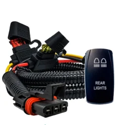 Pulse Power Bus Bar Plug & Play Wire Harness With On/Off Rocker Switch For Rear Chase Lights Compatible With 2024 Polaris XPEDITION XP ADV Ultimate Northstar Premium -Oz BRLS 2 48109.1696026970