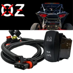 Pulse Power Bus Bar Plug & Play Wire Harness With On/Off Rocker Switch For Rear Chase Lights Compatible With 2024 Polaris XPEDITION XP ADV Ultimate Northstar Premium -Oz BRLS 3 46024.1696027019