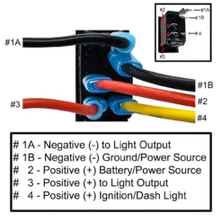 Pulse Power Bus Bar Plug Whip On/Off Rocker Switch Wire Kit Compatible With Polaris RZR Pro Ranger Crew XP 2018-2023 -Oz B 27351.1677015280