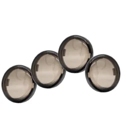 Dark Smoke Unbreakable Turn Signal Lens For Harley Motorcycles 2000-2023 -Oz B 37518.1604365806