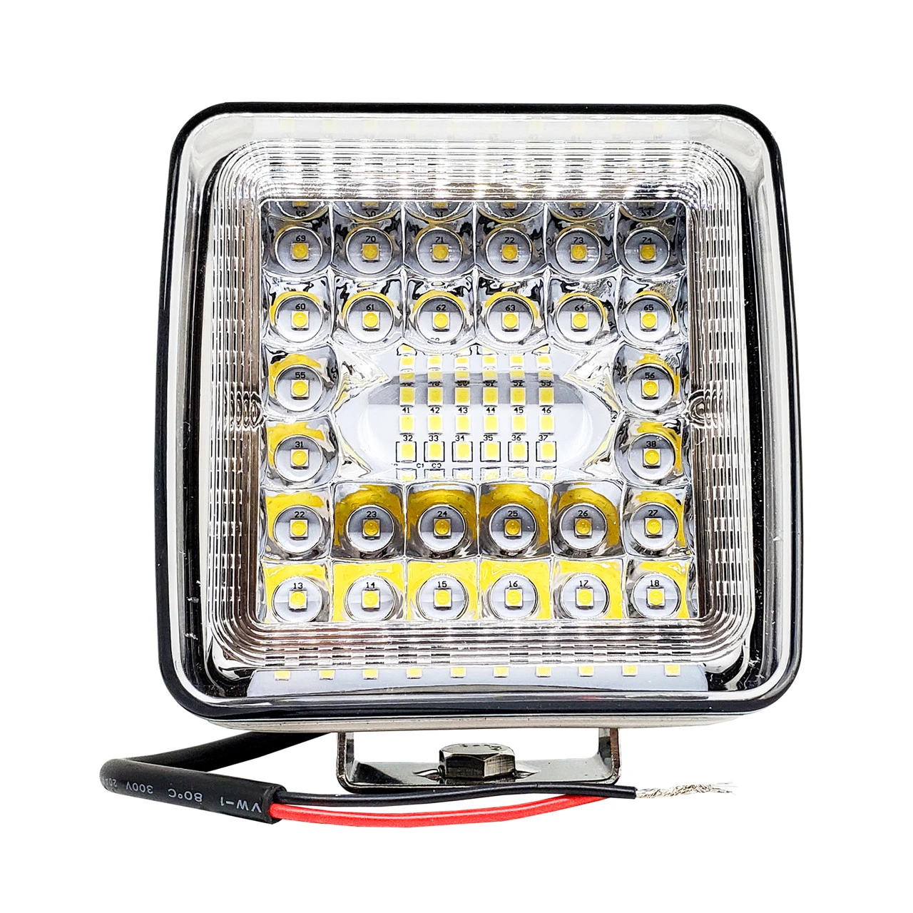 White 4" High Output 360° Osram LED Work Lights Driving Offroad Truck Marine Boat Trailer SUV ATV Combo Beam 12 - 32 Volts 2 White 4" High Output 360° Osram LED Work Lights Driving Offroad Truck Marine Boat Trailer SUV ATV Combo Beam 12 - 32 Volts - Image 2