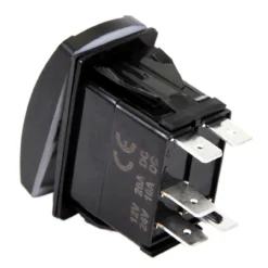 FAN On/Off Rocker Switch OZ-USA® 5-Pin SPST Laser Etch Blue LED For Truck SUV Off-road Rzr Polaris Can-Am RV Boat -Oz B 51082.1642446221