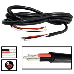 10FT Pulse Power Bus Bar Wire 14 AWG 3 Conductor Tin-coated Copper Wire For Polaris RZR Ranger XP Pro R 2018-2023