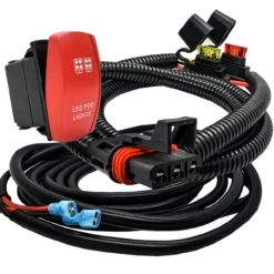 10' Pulse Power Bus Bar Plug Wire Harness With On/Off Red Rocker Switch For LED Pod Lights Compatible With 2024 Polaris XPEDITION XP ADV Ultimate Northstar Premium -Oz C 4 20232.1699395743