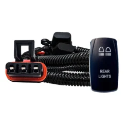 Power Bus Bar Plug Wire Kit With On/Off Rocker Switch For Rear Chase Lights Compatible With Polaris Pulse Power Busbar RZR Pro Ranger Crew XP 2018-2023 -Oz C1 99369.1679438397