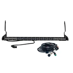 Polaris RZR Single Row LED Light Bar Kit With Upper Mounting Brackets For Stock Roll Cage Compatible With 2014-21 XP 1000 2015-21' RZR 900 S900