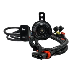 3" Hella Disc Horn With Power Bus Bar Plug Wiring Harness Kit Compatible With Polaris Pulse Power Bus Bar RZR Pro Ranger Crew XP 2018-2023 -Oz C 10698.1677626748