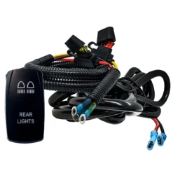 15 Ft. Power Busbar Distribution Block Wire Harness Kit With On/Off Rocker Switch For LED Rear Chase Lights Compatible With 2018-2023 Can-Am Maverick X3 Max RS Turbo RR Sport Trail Defender 7 15 Ft. Power Busbar Distribution Block Wire Harness Kit With On/Off Rocker Switch For LED Rear Chase Lights Compatible With 2018-2023 Can-Am Maverick X3 Max RS Turbo RR Sport Trail Defender -Oz C 37534.1681518389