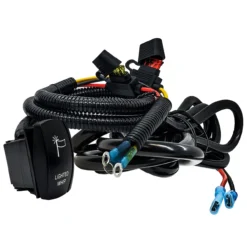 15 Ft. Power Busbar Distribution Block Wire Harness Kit With On/Off WHIP Lights Rocker Switch Compatible With 2018-2023 Can-Am Maverick X3 Max RS Turbo RR Sport Trail Defender -Oz C 42357.1681591767