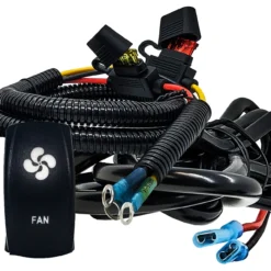 Power Busbar Distribution Block Wire Harness Kit With On/Off Rocker Switch For FAN Compatible With 2018-2023 Can-Am Maverick X3 Max RS Turbo RR Sport Trail Defender -Oz C 80559.1683067486