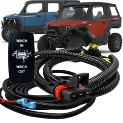 (W) 10ft. Pulse Power Bus Bar Plug Winch In/Out Rocker Switch Wire Harness Kit Compatible With 2024 Polaris XPEDITION XP ADV Ultimate Northstar Premium -Oz D 1 16533.1699742059
