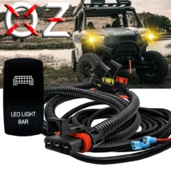 10ft Pulse Power Bus Bar Plug Wire Harness With On/Off Rocker Switch For LED Light Bar Compatible With 2024 Polaris XPEDITION XP ADV Ultimate Northstar Premium -Oz D 1 88035.1699134235