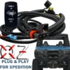 10ft. Pulse Power Bus Bar Plug Winch In/Out Rocker Switch Wire Harness Kit Compatible With 2024 Polaris XPEDITION XP ADV Ultimate Northstar Premium