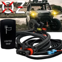 10ft. Pulse Power Bus Bar Plug & Play Wire Harness With On/Off Rocker Switch For Whip Lights Compatible With 2024 Polaris XPEDITION XP ADV Ultimate Northstar Premium -Oz D 7 72428.1699317163