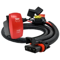 Pulse Power Bus Bar Plug & Play Wire Harness With Dome Lights On/Off Red Rocker Switch Compatible With 2024 Polaris XPEDITION XP ADV Ultimate Northstar Premium -Oz DOM2 3 41607.1696286762