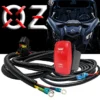 10ft. Power Busbar Wire Harness Kit With Dome Lights On/Off Red Rocker Switch Compatible With 2018-2023 Can-Am Maverick X3 Max RS Turbo RR Sport Trail Defender