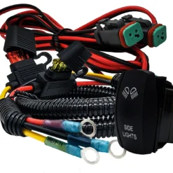 3" POD Side Lights Spot Beam With Power Bus Bar Dual DT Plug Wire Harness Kit Compatible With 2018-2023 Can-Am Maverick X3 Max RS Turbo RR Sport Trail Defender -Oz DT2 X3 2 22669.1688849563