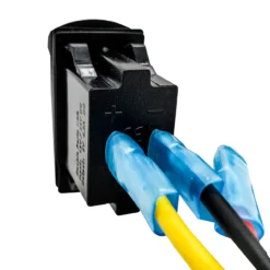 Digital Voltage Meter With Dual USB Port Power Bus Bar Distribution Block Wire Harness Compatible With Can-Am Maverick X3 RS Turbo Commander Defender -Oz D 43655.1683589665