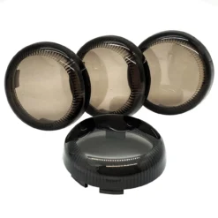 Dark Smoke Unbreakable Turn Signal Lens For Harley Motorcycles 2000-2023 -Oz D 43866.1604365800