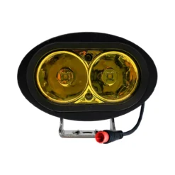 OZ-USA E-bike High Output LED Headlight Neon Fluorescent Yellow Compatible With Rad Power Bikes RadMini RadRover RadExpand RadRunner -Oz D 49112.1667329809