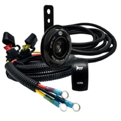 3" Hella Disc Horn Power Busbar Wire Harness Kit Compatible With 2018-2023 Can-Am Maverick X3 Max RS Turbo RR, Sport, Trail, Commander And Defender.