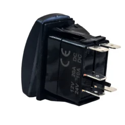 FAN On/Off Rocker Switch OZ-USA® 5-Pin SPST Laser Etch Blue LED For Truck SUV Off-road Rzr Polaris Can-Am RV Boat -Oz E 71322.1642446222