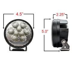 4.5" High Output 90W LED Driving Lights Work Light Flood Beam With DRL Function For Off-road Truck UTV -Oz FR AB 43612.1676164638