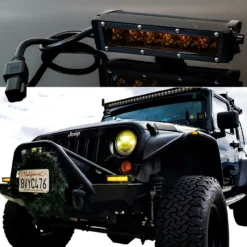 7 Inch Amber OZ-USA® UB Series 30W Ultra Bright High Output Single Row LED Light Bar Spot Beam -Oz F 79425.1672275014