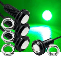 Green LED Rock Light Kit 5/8 Inch Bolt Beam Plug & Play Power Bus Bar Wire Harness Compatible With Polaris Pulse RZR Pro Ranger Crew XP 2018-2023 -Oz G3 94305.1690661644